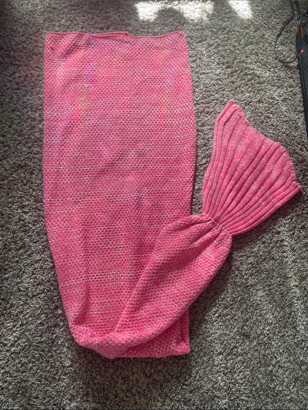 Mermaid Tail Crochet Blanket